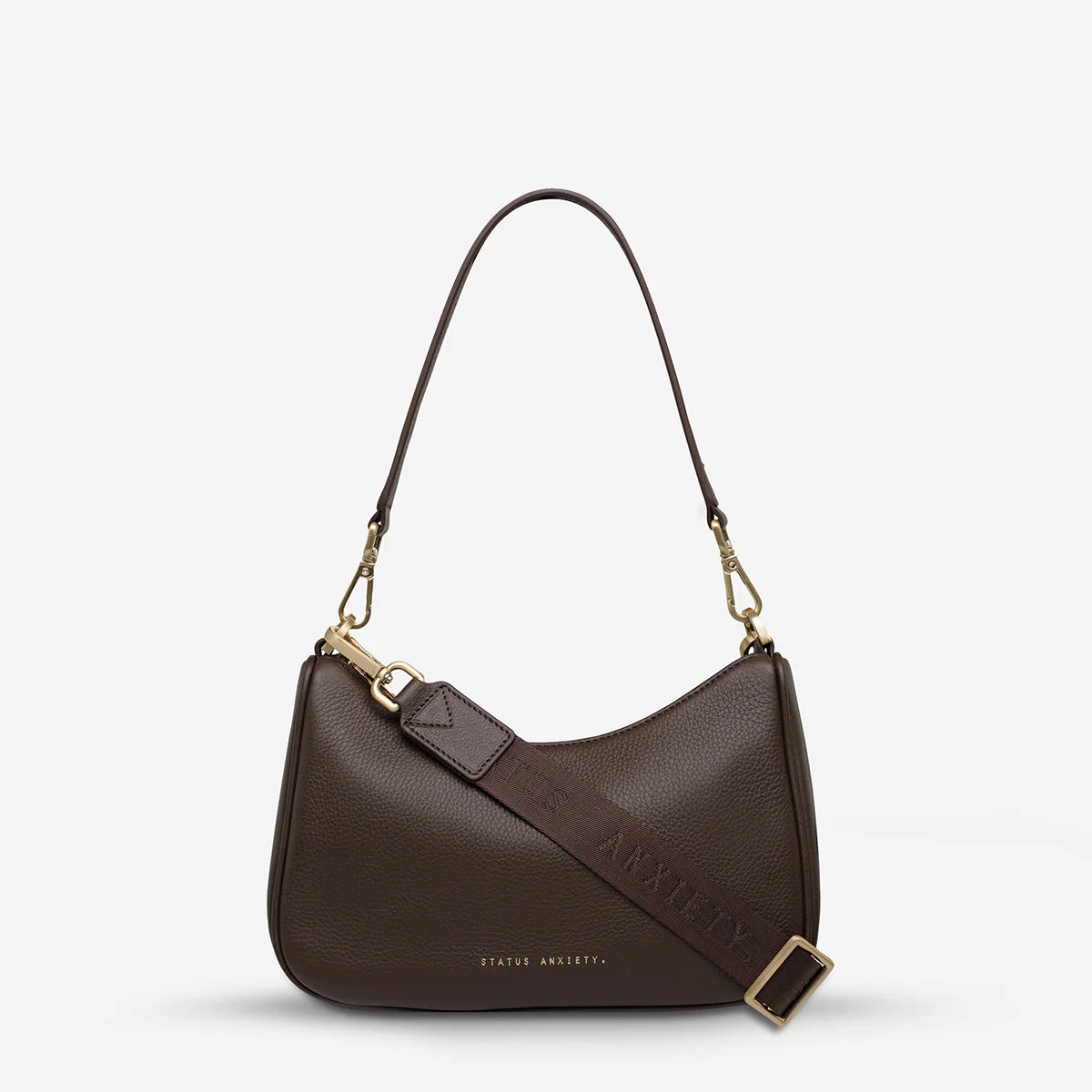 Look Both Ways Bag - Cocoa/Brushed Gold