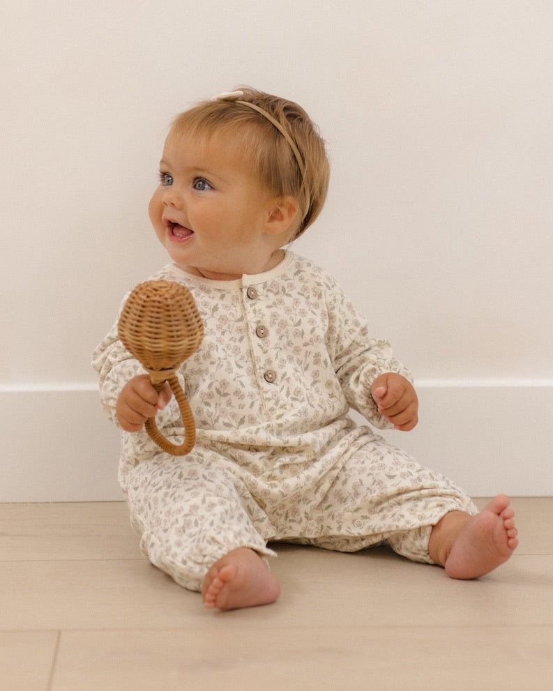 Henley Bubble Jumpsuit Floret