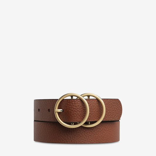 Mislaid Belt - Tan/Gold
