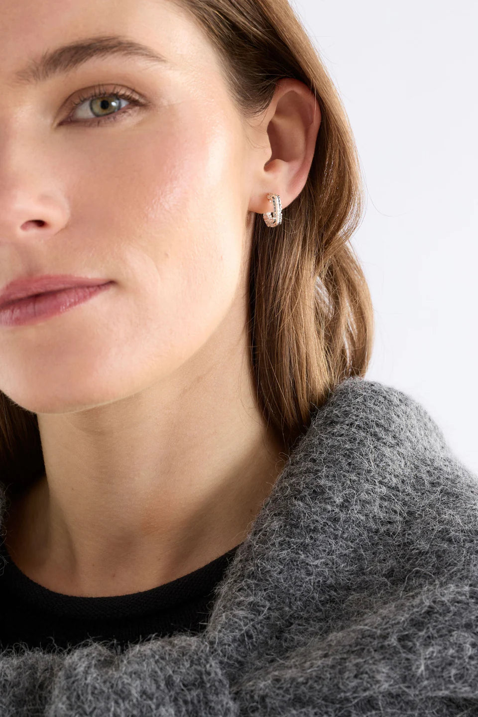 Hiva Mini Hoop Earring - SILVER