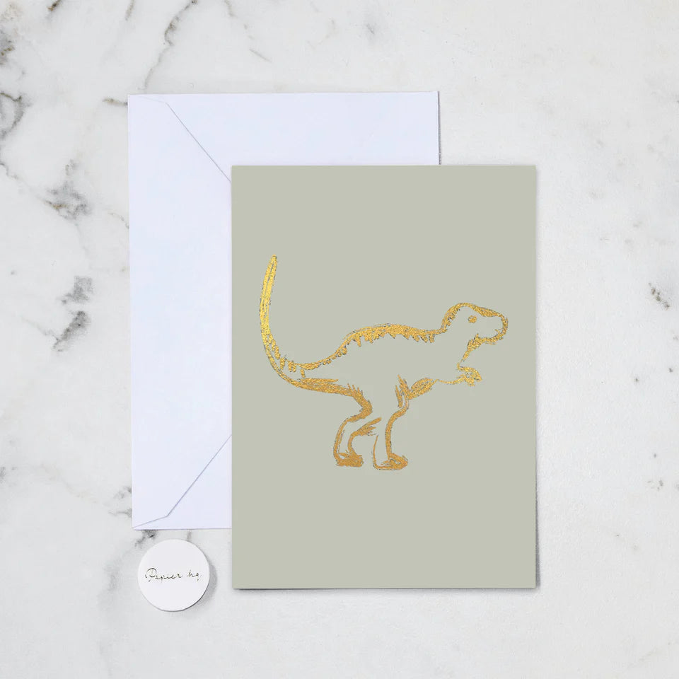 DINOSAUR GREETING CARD