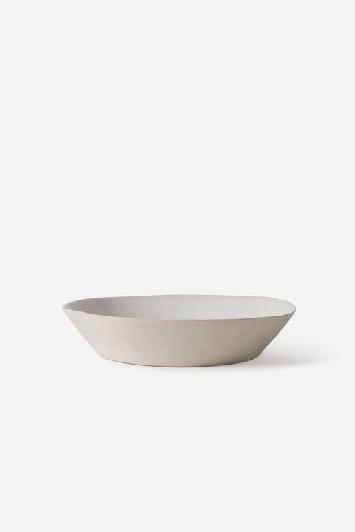 Finch Serving Bowl - White/Natural