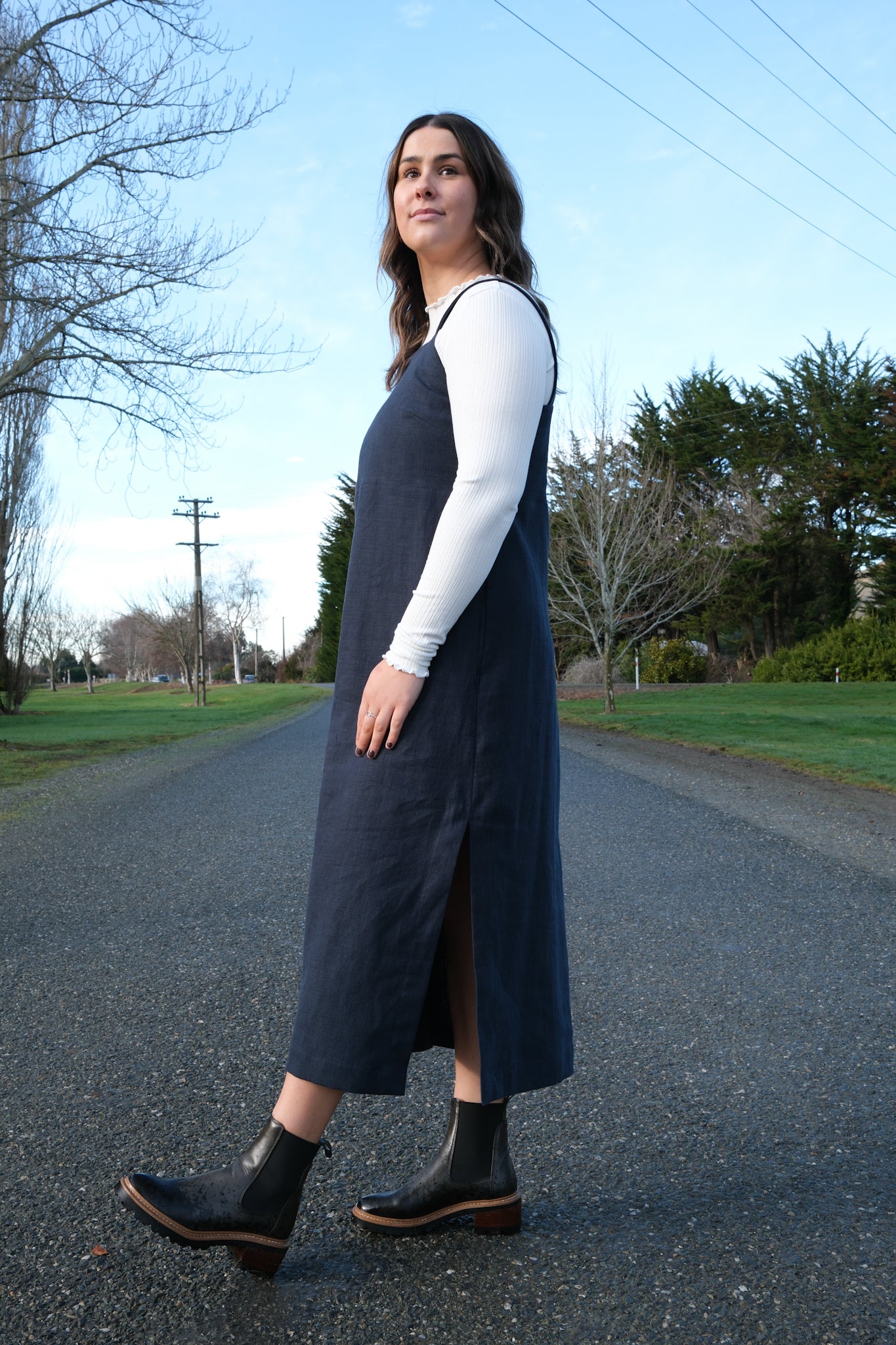 Tilda Dress - Navy