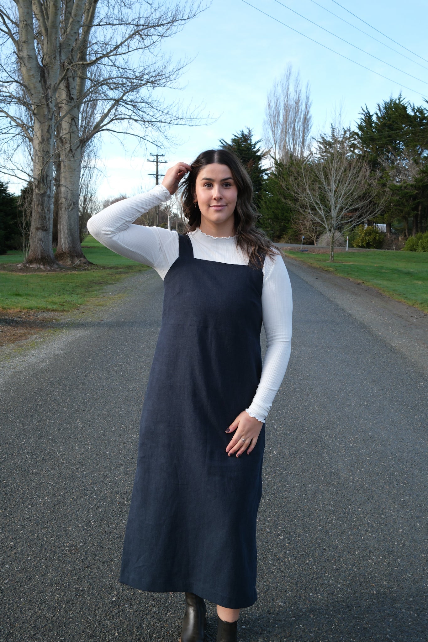Tilda Dress - Navy