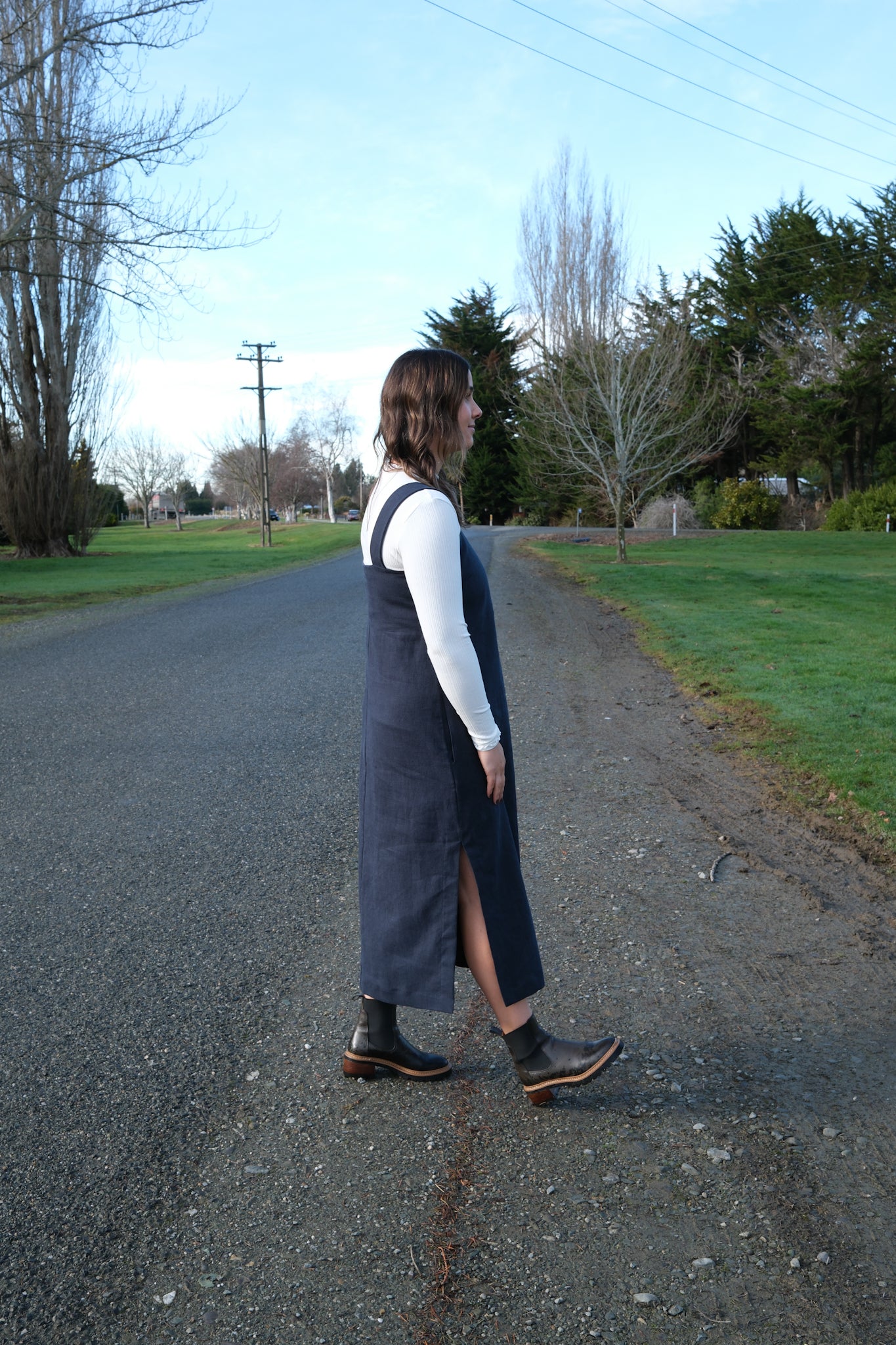 Tilda Dress - Navy