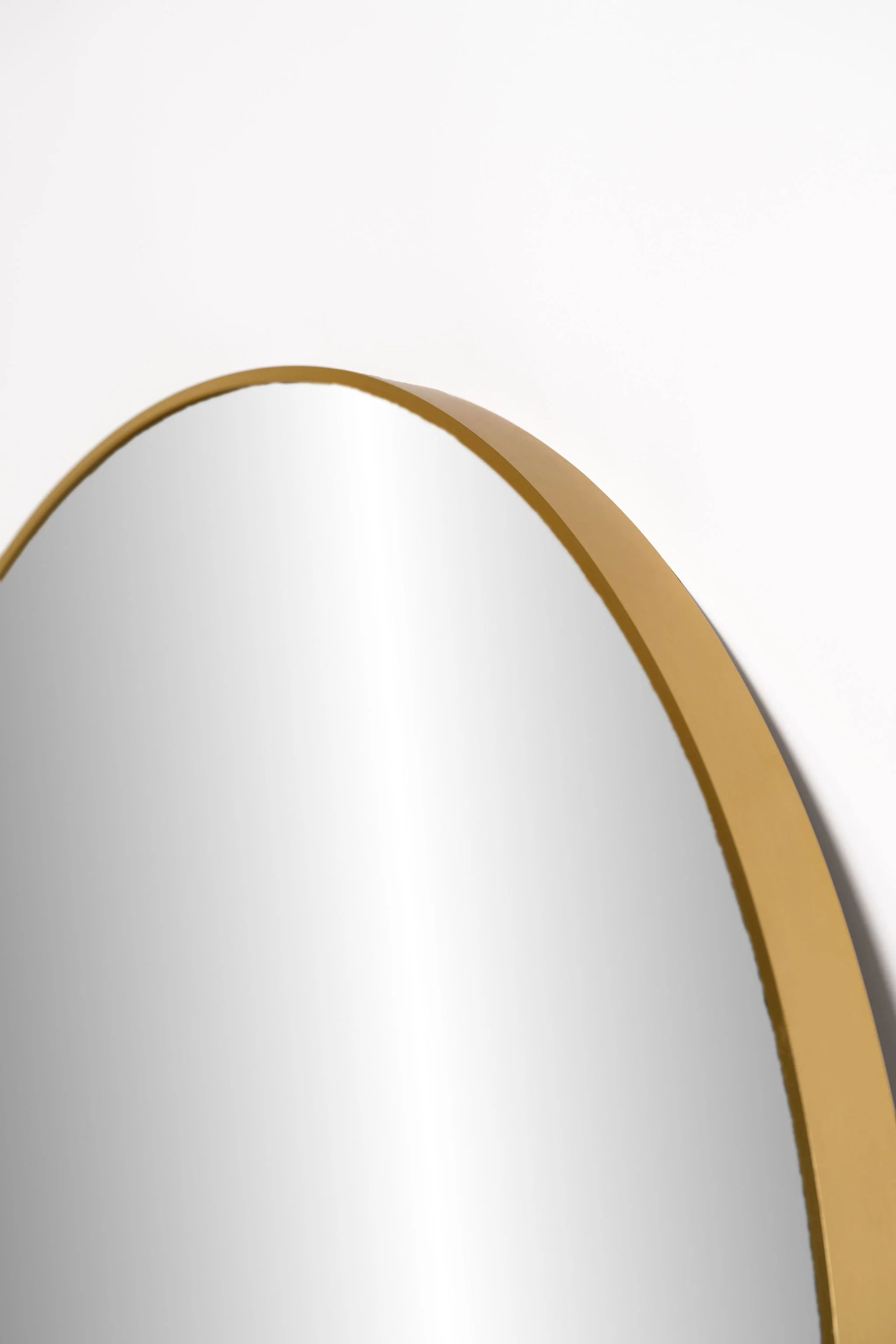 Arch Floor Mirror - Brass