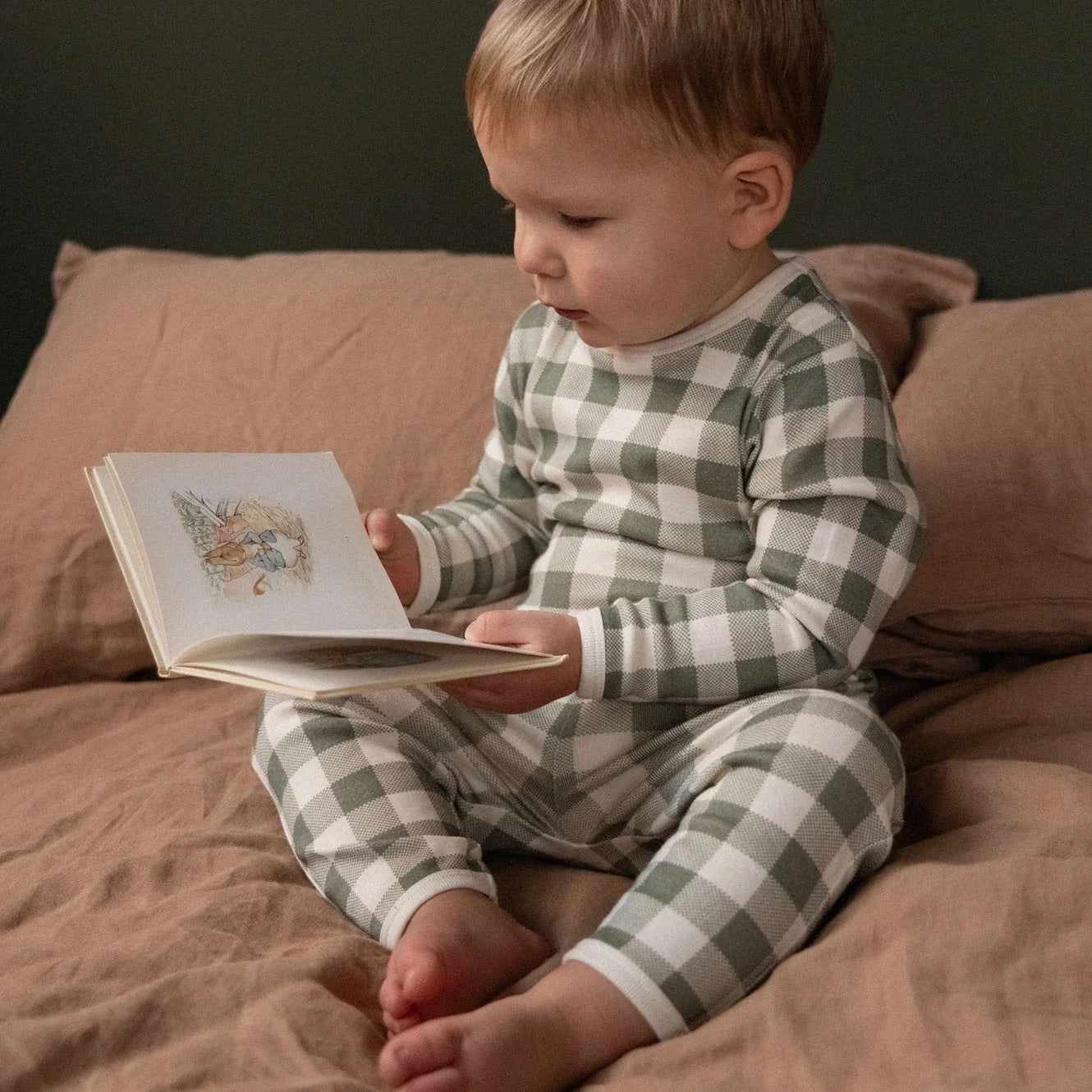 Long Sleeve Pyjama Set - Crispin Check