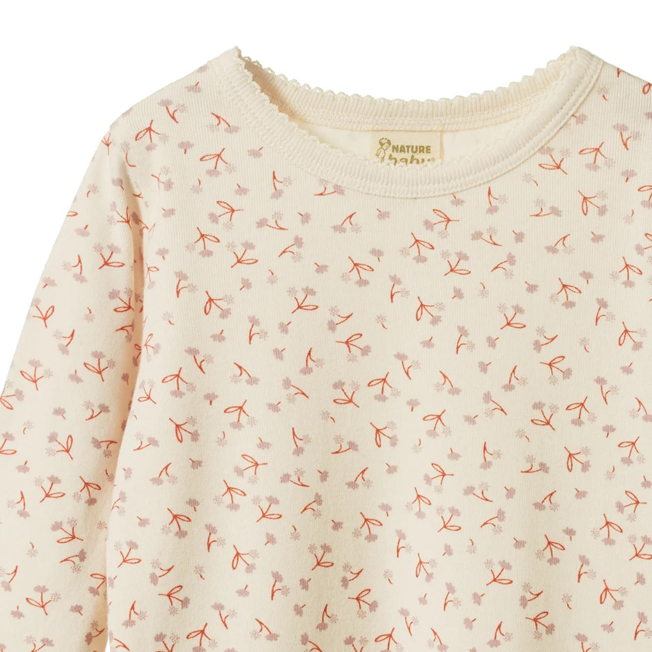 Long Sleeve Cloud Tee - Dandelion Print