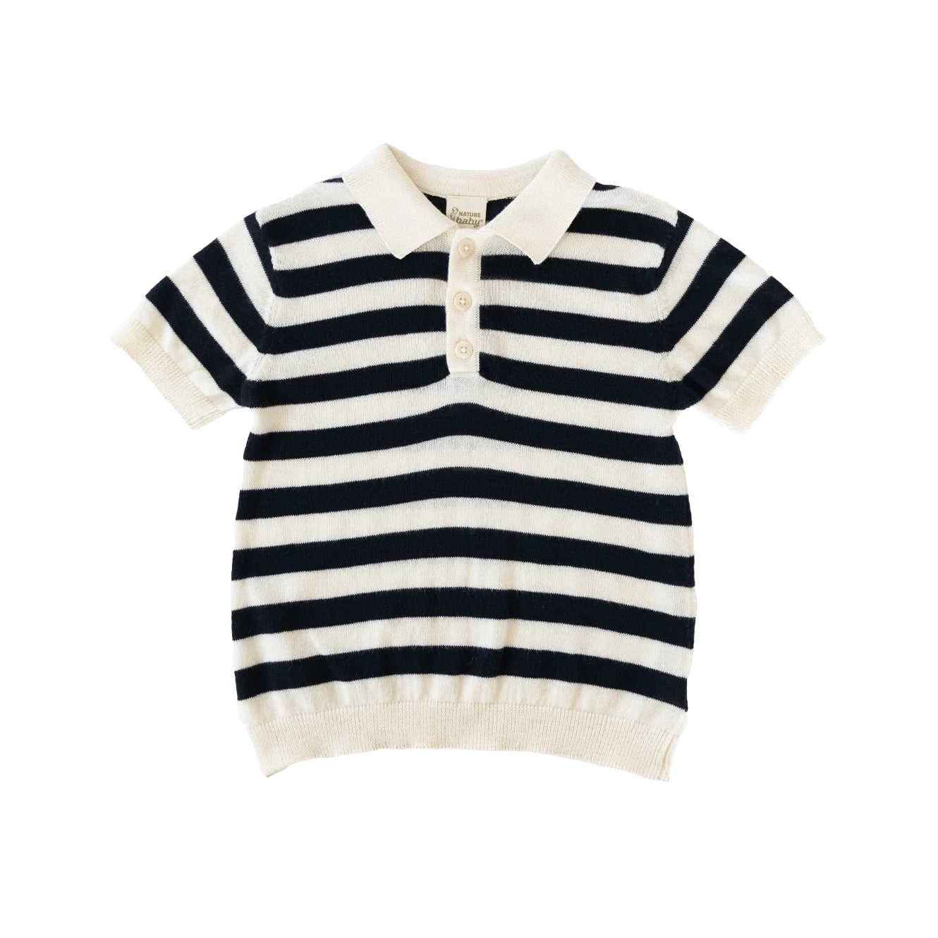 Stevie Polo - NAVY BOLD STRIPE