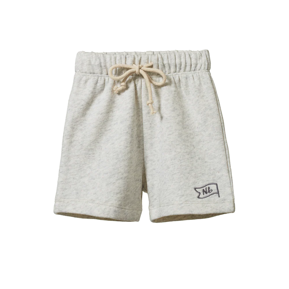 JIMMY SHORTS SWEATSHIRT - LIGHT GREY MARL