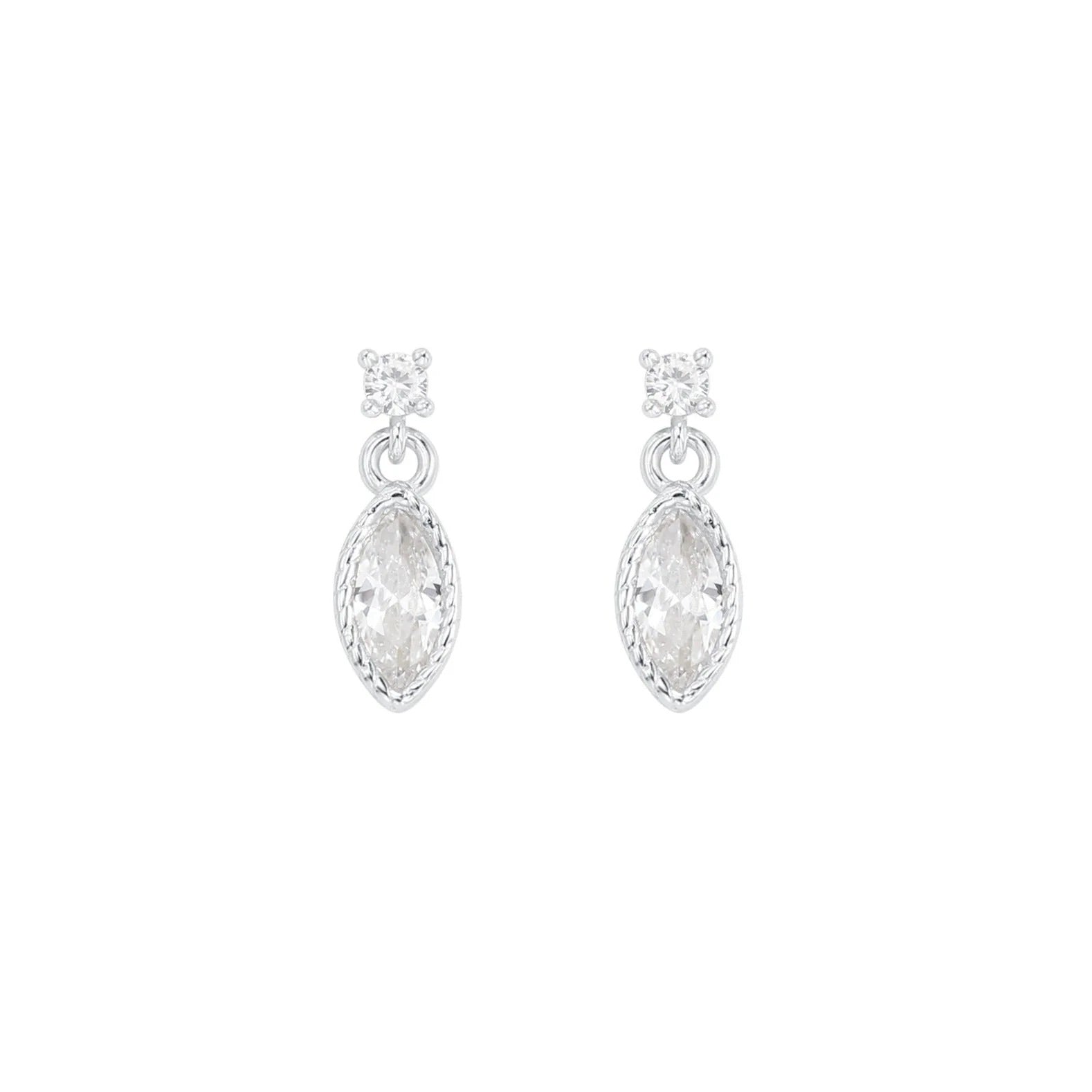 Zepher Earrings - Silver
