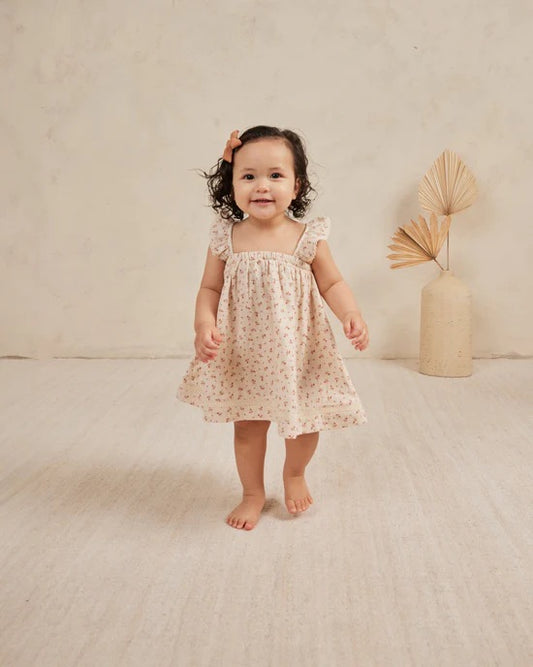 Ruffle tank dress - Clay ditsy