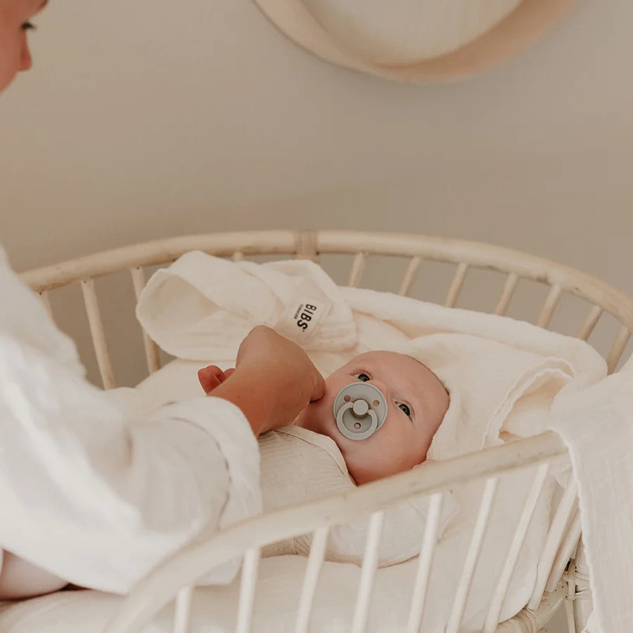 BIBS Muslin swaddle Ivory