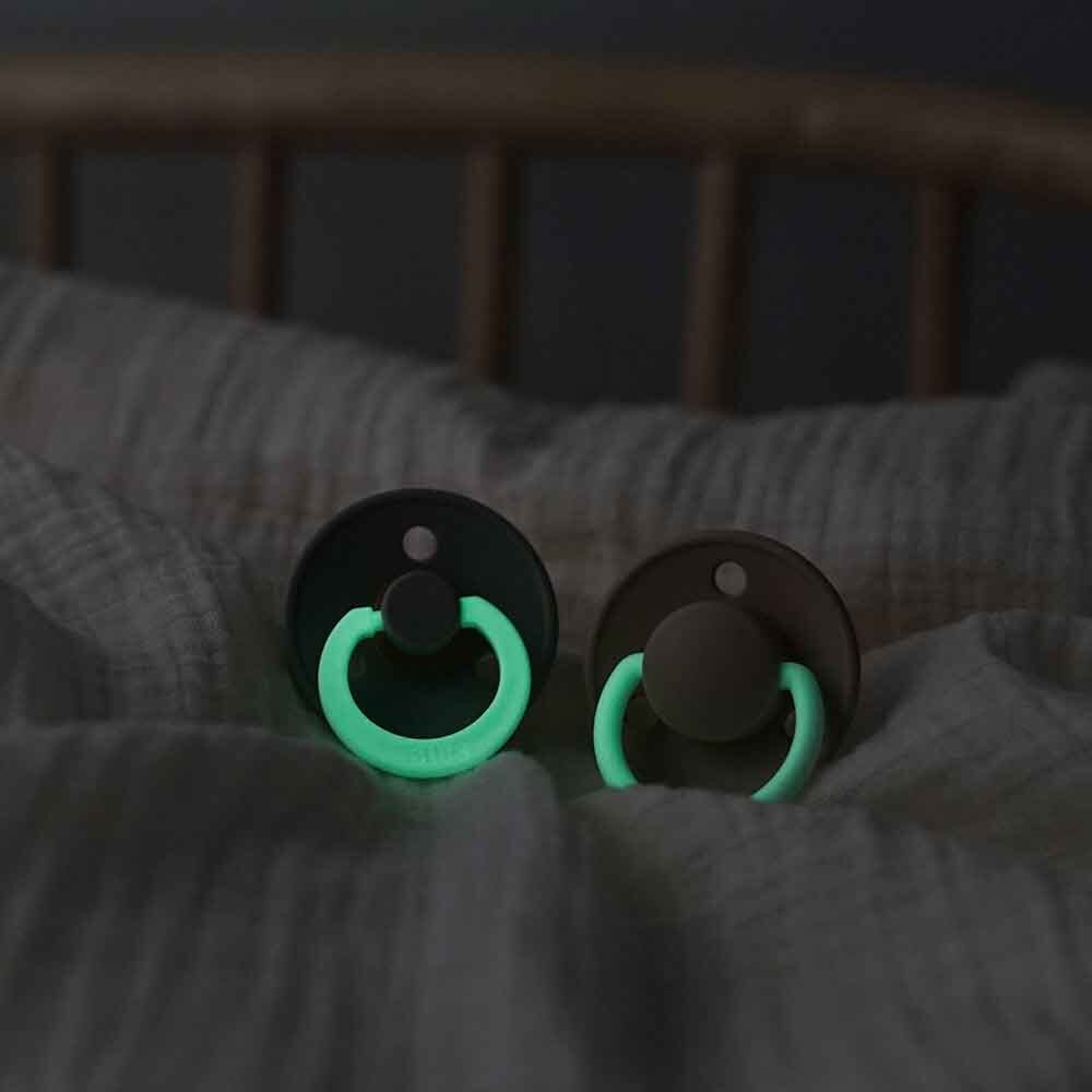 BIBS Dummy 'Night Glow' | Vanilla