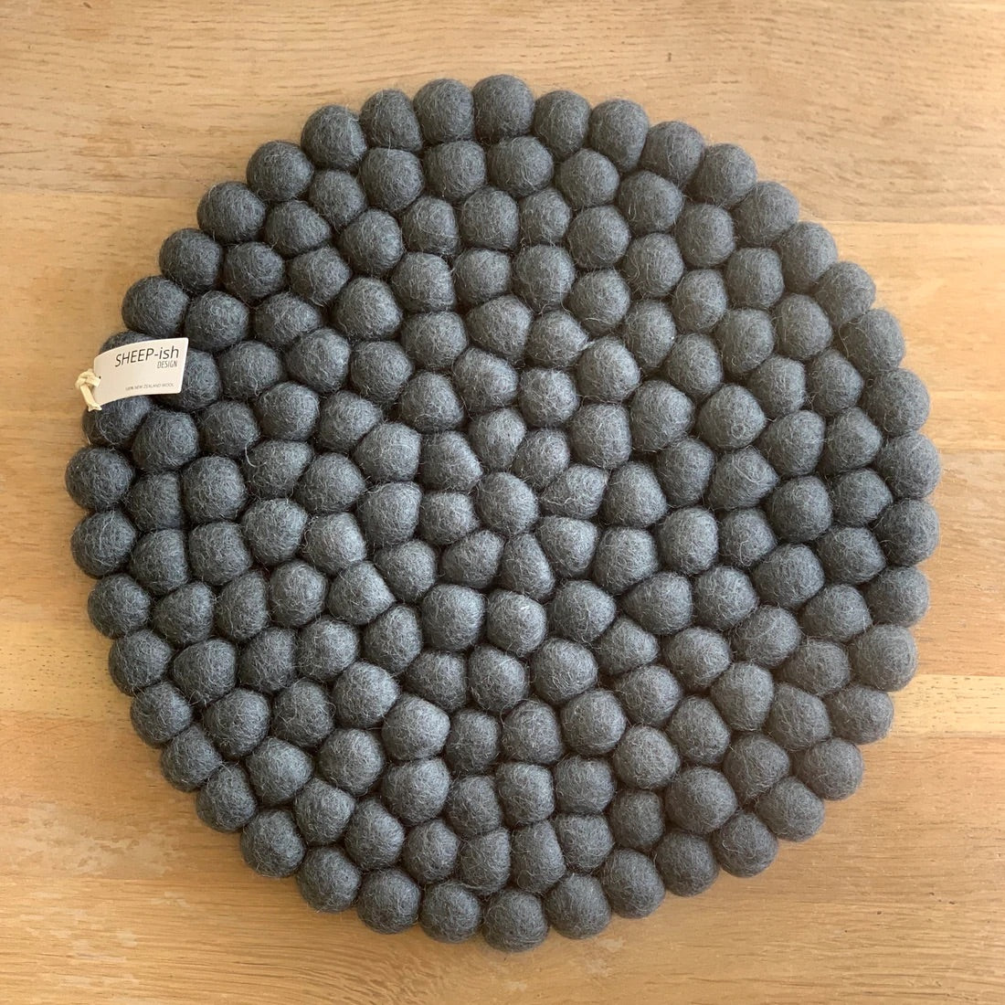 Felt Ball Pot Stand - Storm