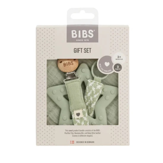 BIBS Gift set, My First 6 Months - Sage