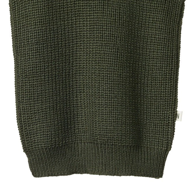 Merino Knit Vest - Thyme