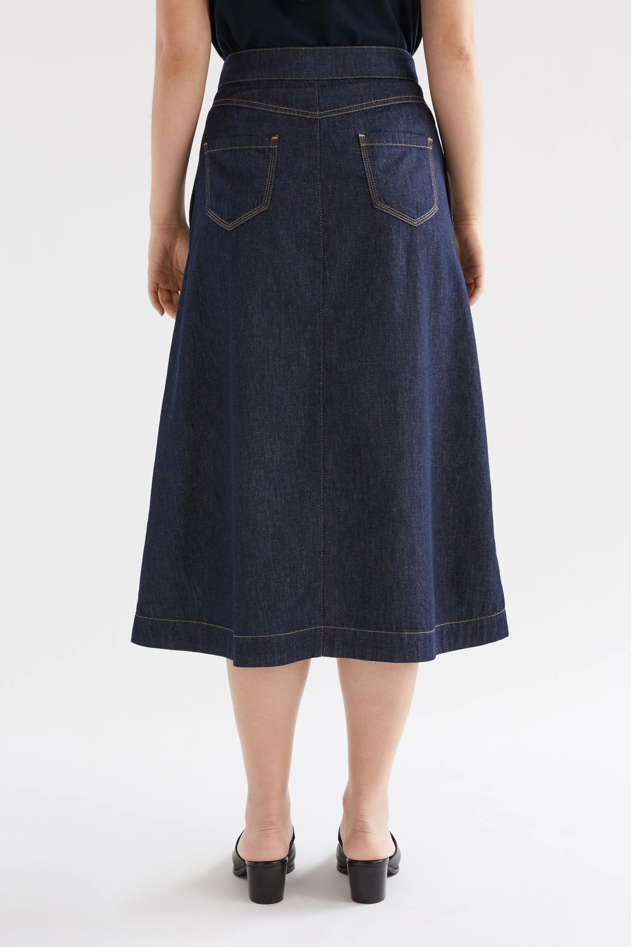 DENYM SKIRT - AUTHENTIC BLUE WASH