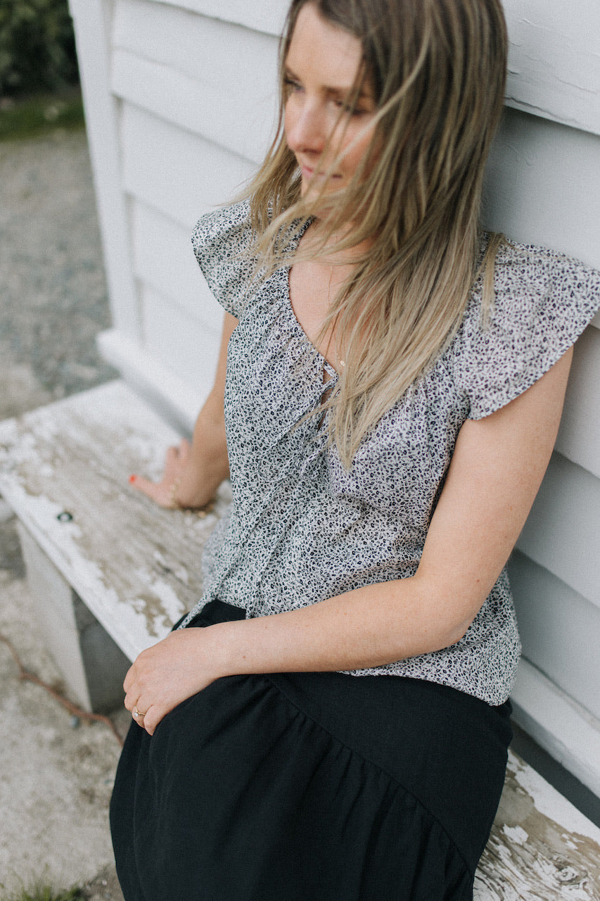 Karli top - Ditsy floral