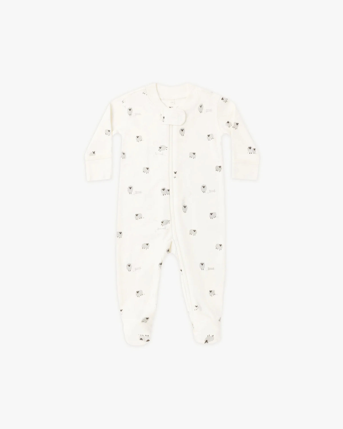 Zip Long Sleeve Sleeper Footie Sheep