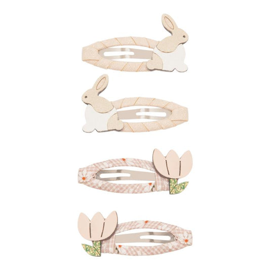 Bunny & Flower Clic Clacs PINK MULTI