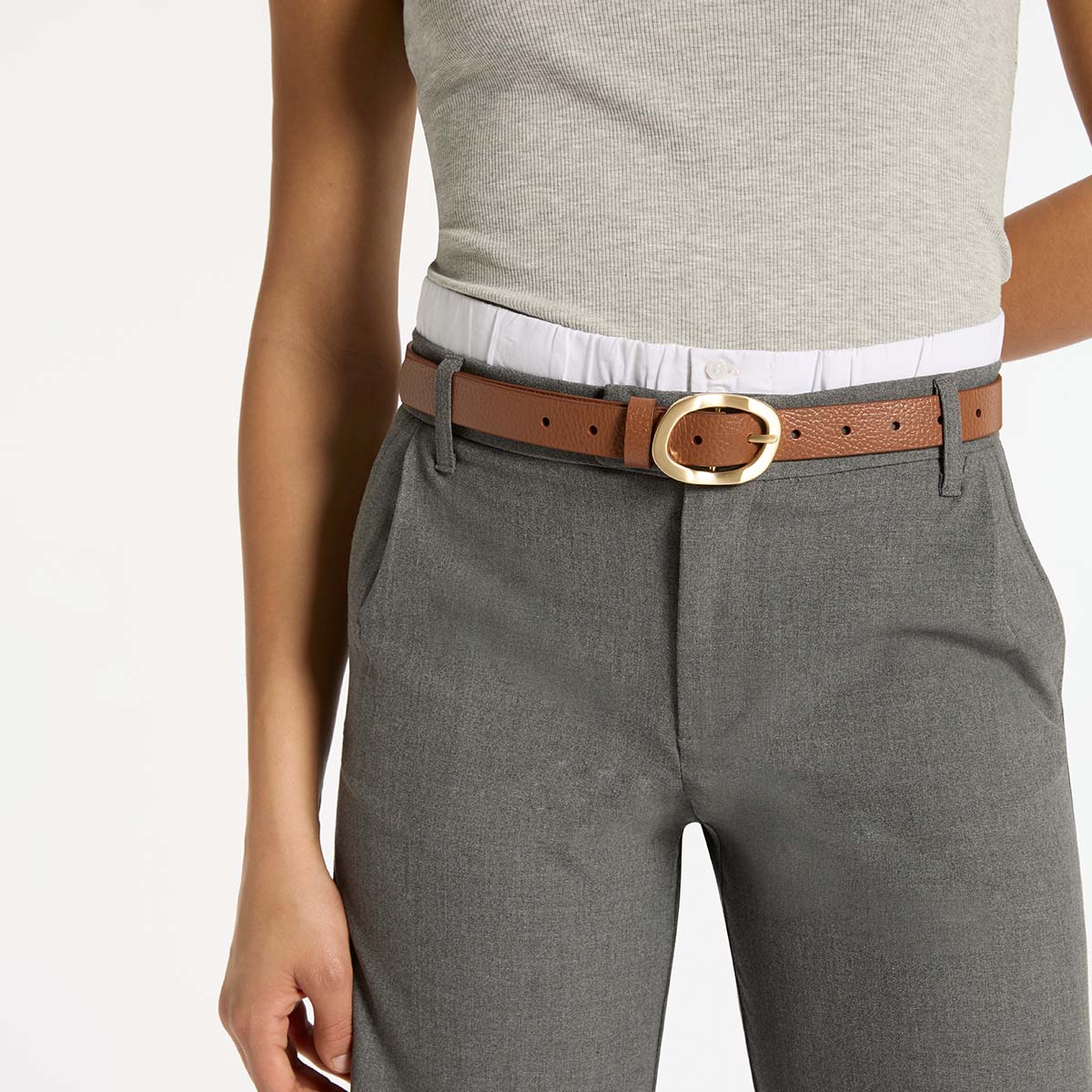 Nocturne Belt - Tan/Gold
