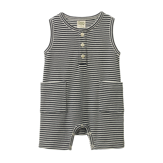 Camper suit - Navy stripe