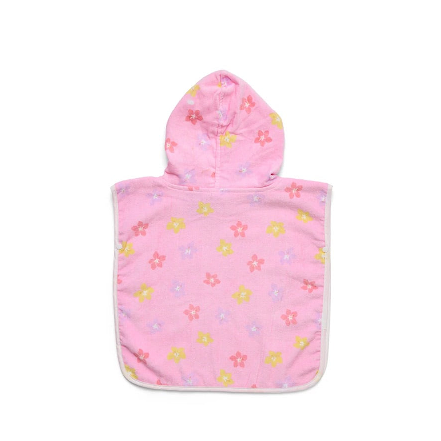 Baby hooded towel - Hibiscus bloom
