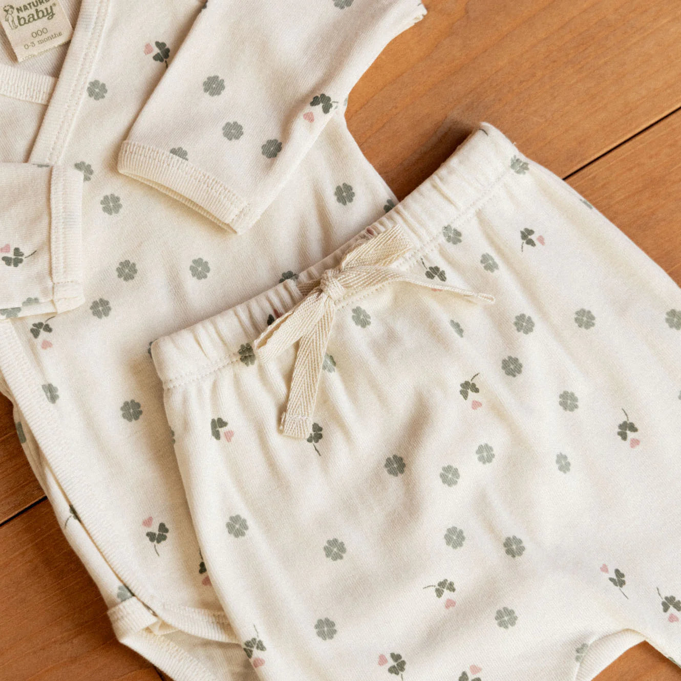 FOOTED ROMPERS, Lucky Print