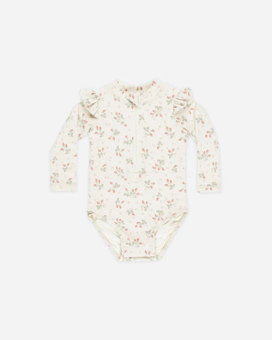 Byron Rashguard One-Piece - Strawberries