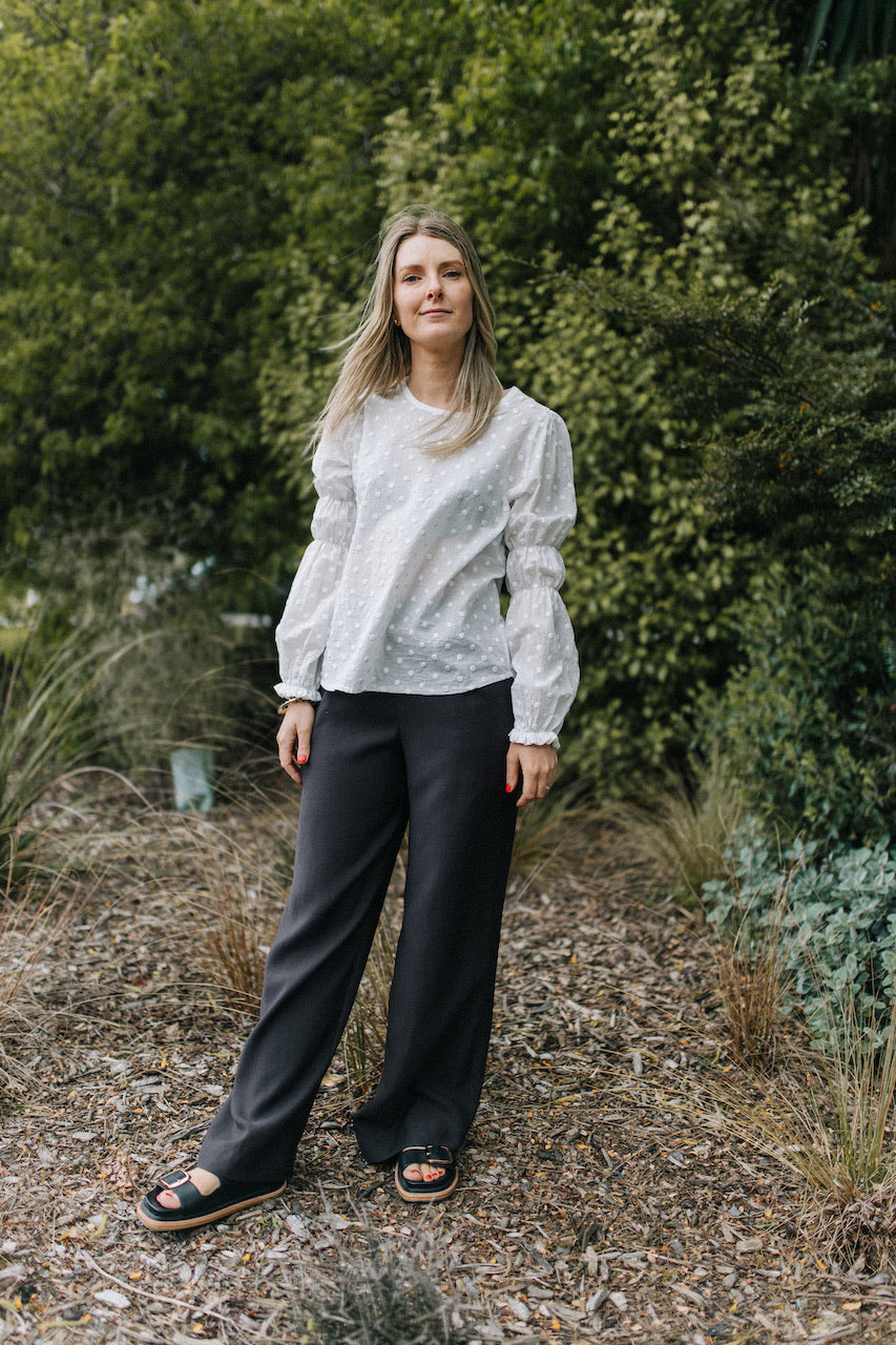 Victoria blouse - White spot