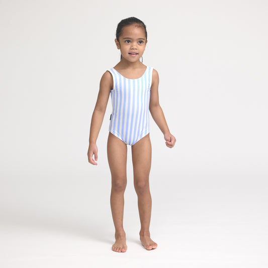 Swimsuit Sky Blue Stripe