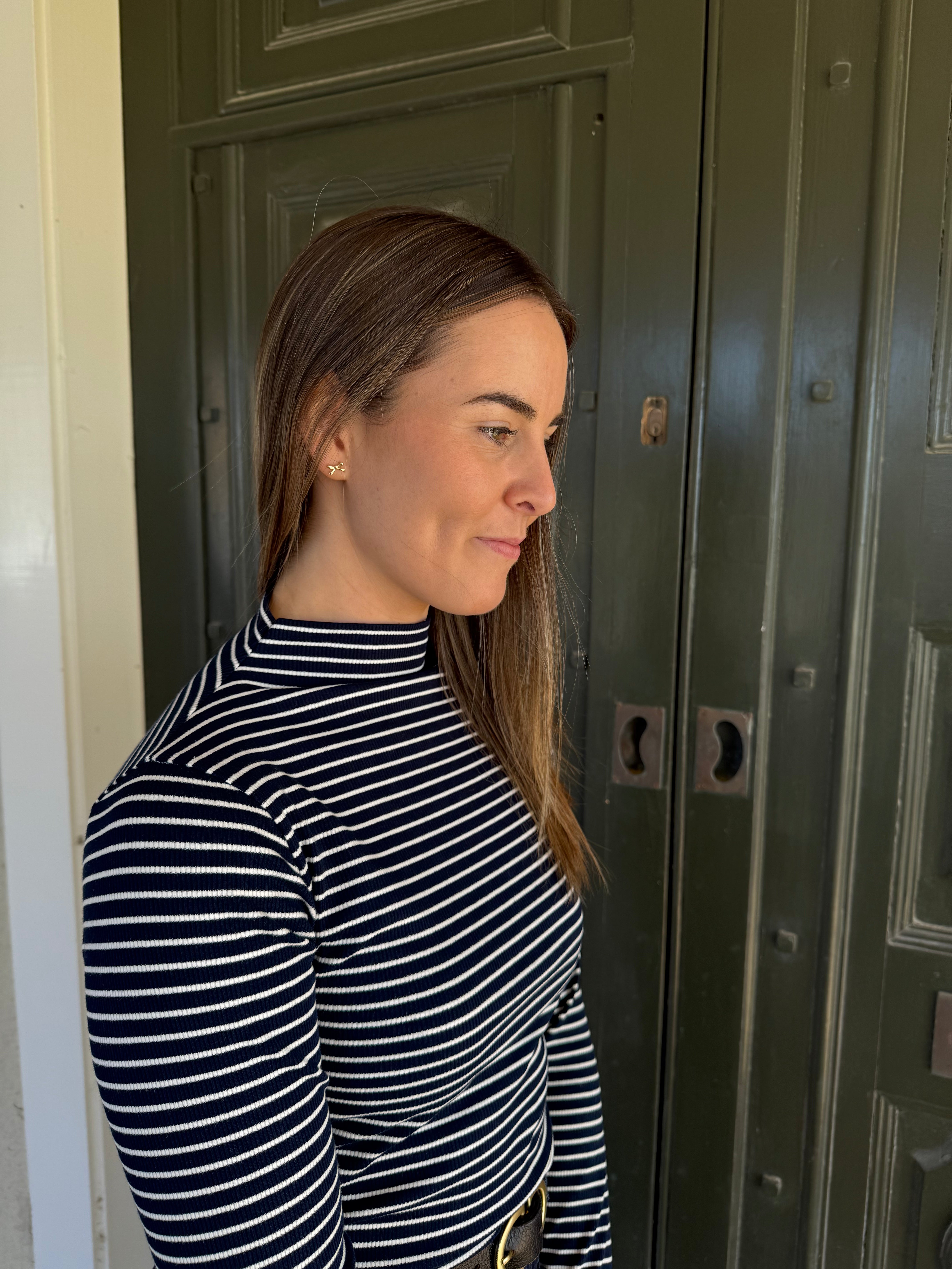 Mae top - Navy/White stripe