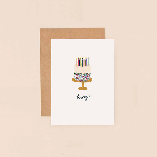 Hooray Cake - Card