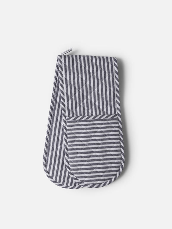 Classic Stripe Oven Glove - Navy/White