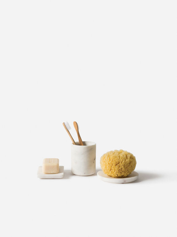 Marble Round Soap Dish