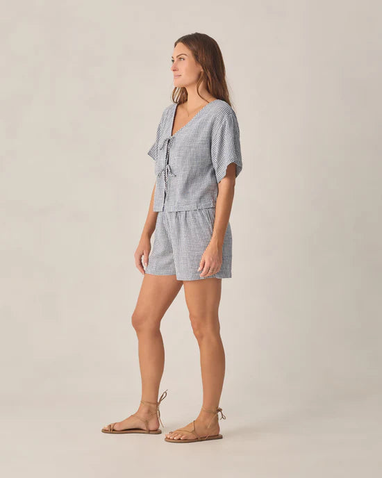 Women's Juniper Set Marine Gingham