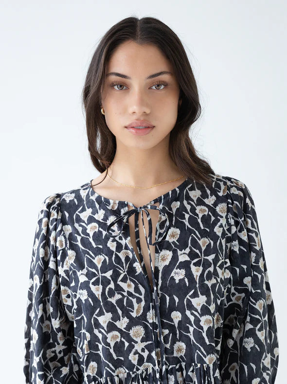 Cotton Midi Dress - Coast