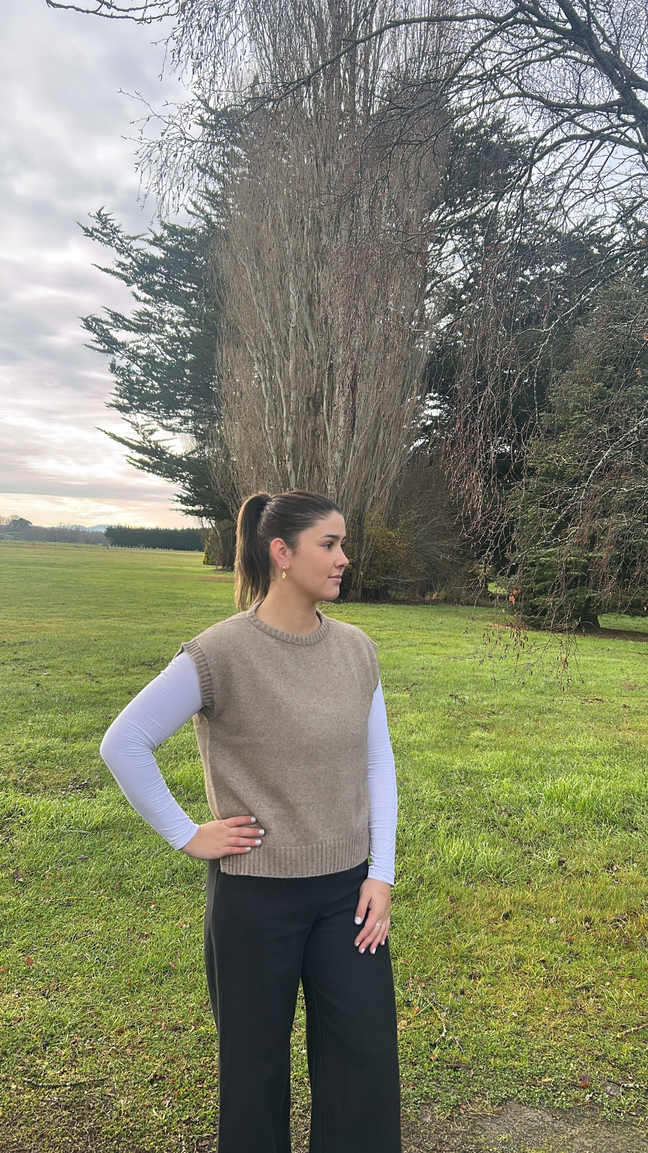 Serene vest - Natural