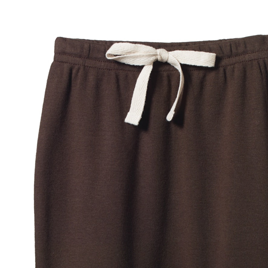 Cotton drawstring pants - Pinecone