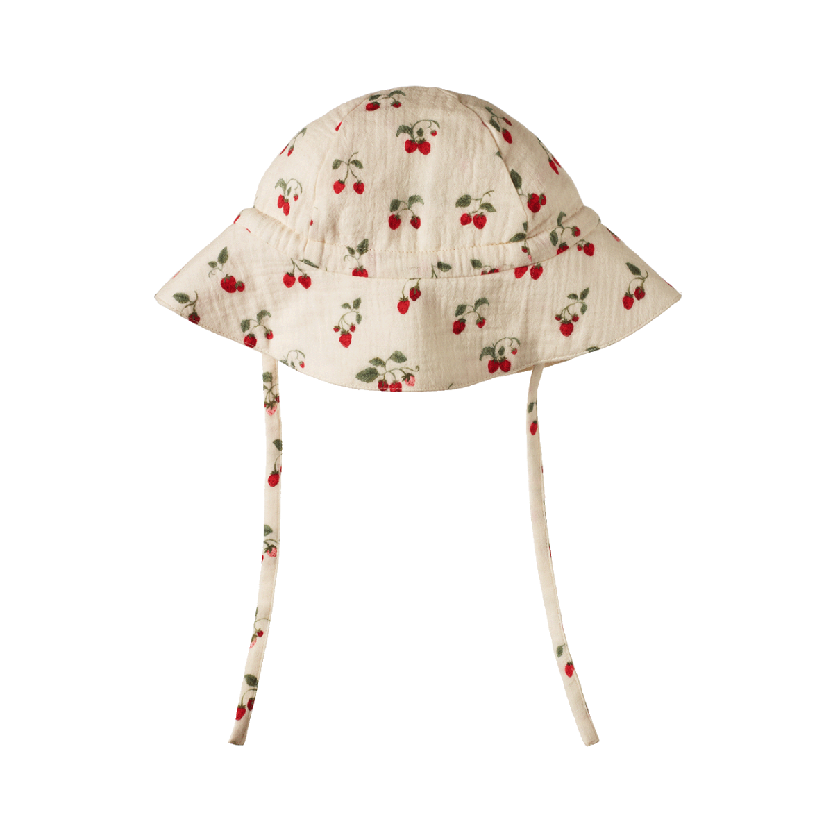 Muslin sunhat -Strawberry blush