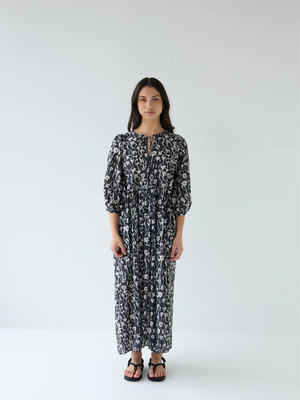 Cotton Midi Dress - Coast