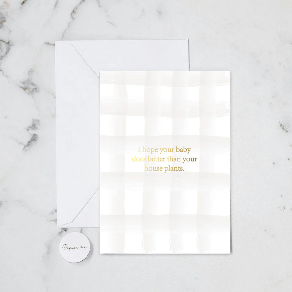 HOUSE PLANTS GREETING CARD