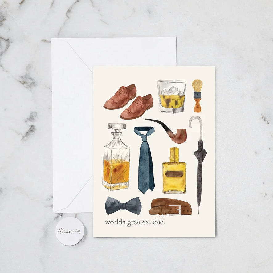 DAD ESSENTIALS GREETING CARD