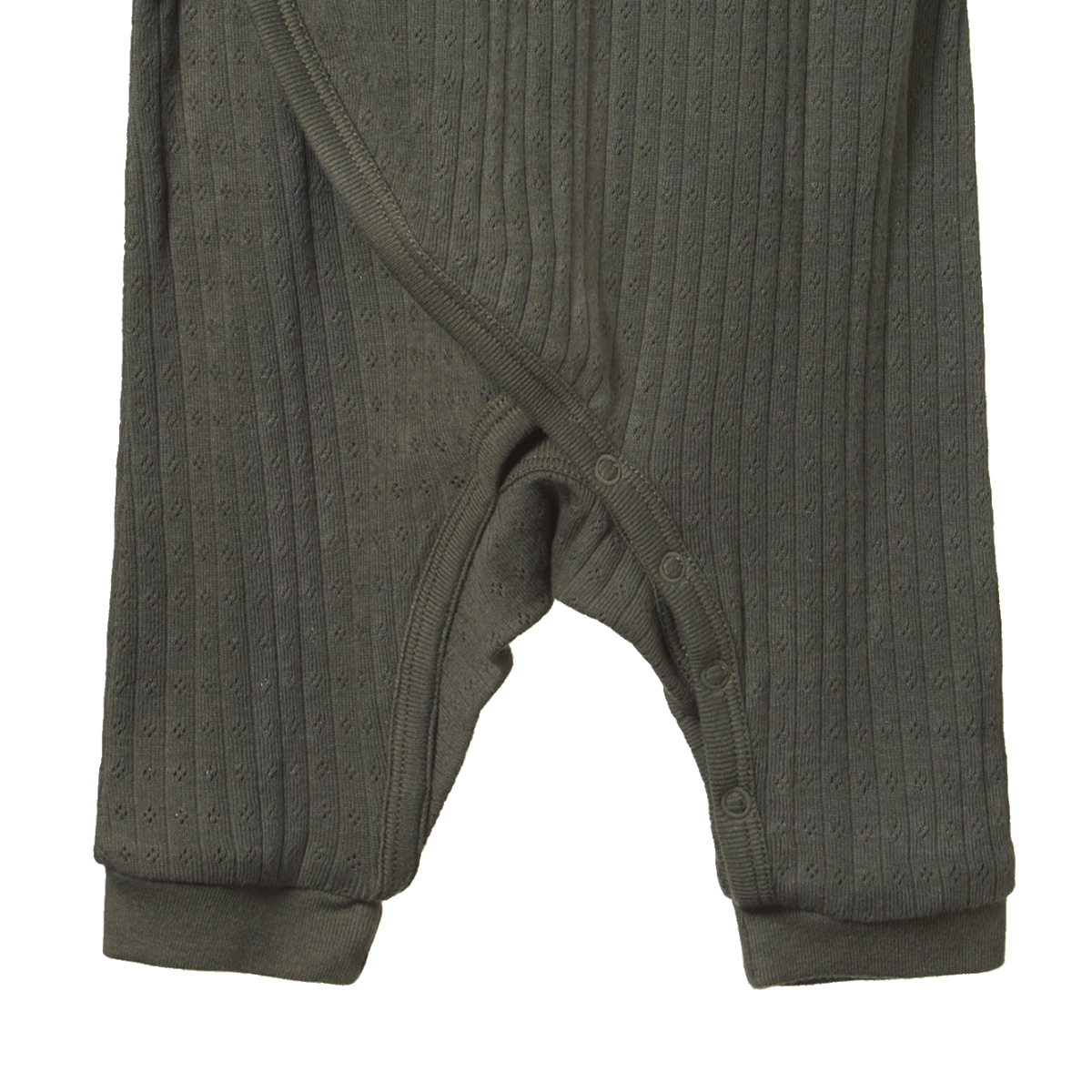 Kimono stretch & grow pointelle  - Thyme