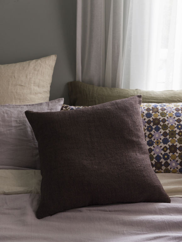 Heavy Linen Cushion Cover - Rye