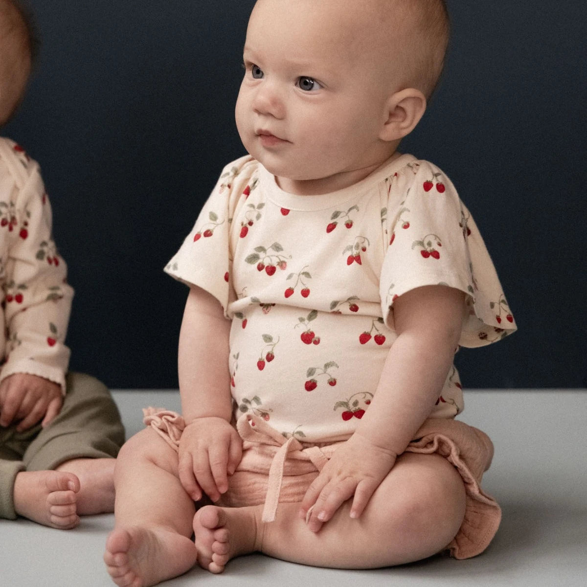 Faye BodySuit Strawberry Blush Print