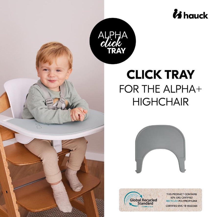 Hauck Alpha Click Tray - Grey PRE ORDER