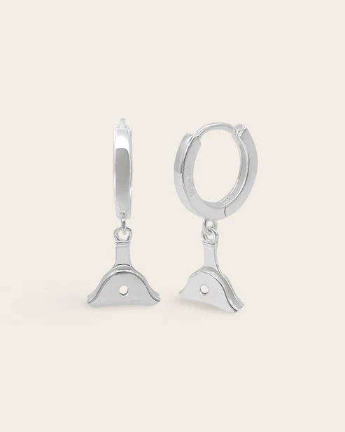 High country whistle Huggies - Stirling silver
