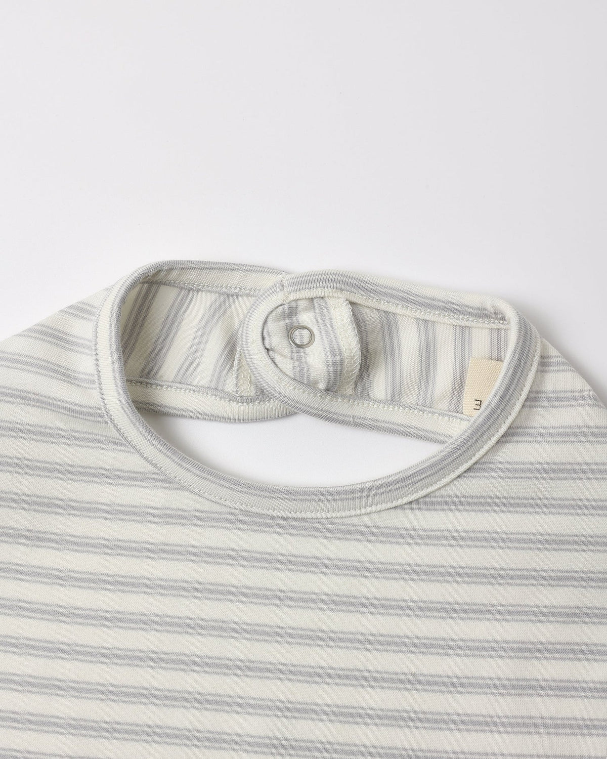 Jersey Snap Bib, 2 Pack Sheep, Cloud Stripe